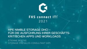 HPE Nimble Storage dHCI – für die Ausführung Ihrer geschäftskritischen Apps und Workloads