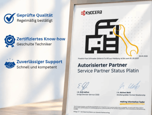 FKS ist Kyocera „Service Partner Platin“ 2026